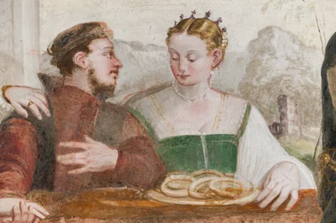 O Banquete, Salão Principal, c.1570 (fresco)