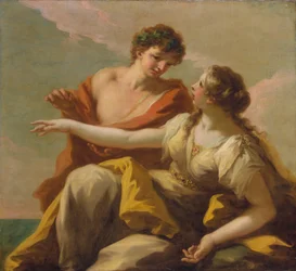 Baco e Ariadne, c.1720
