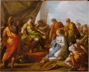 A continência de Cipião (pintura sobre tela)