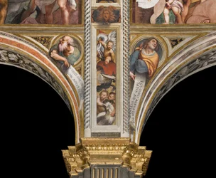 Nave Central, Segunda e Terceira Espanha Sul, IL Pordenone 1520, Bustos com Profetas