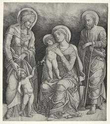 Sagrada Família com Santa Isabel e o Menino São João Batista