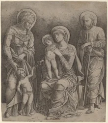 Sagrada Família com Santa Isabel e o Menino São João