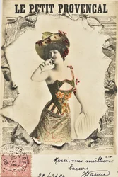 Cartão Postal: jornal Le Peer Provençal - data 1906