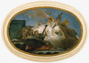Alegoria de Spes, Fides, Caritas (fresco) ...