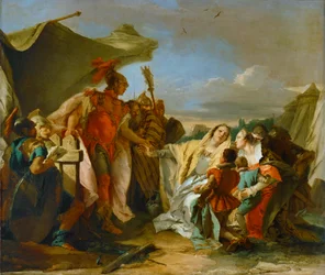 Coriolanus diante das muralhas de Roma (pintura sobre tela)