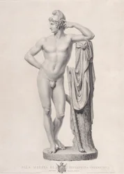 Paris encostada em um toco de árvore, 1817.