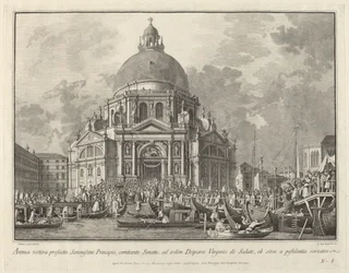 Visita anual do Doge a Santa Maria della Salute, 17631766.