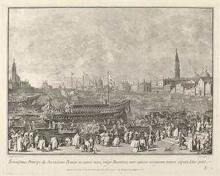 O Doge no Bucintoro Partindo para o Porto di Lido no dia da Ascensão, 17631766.