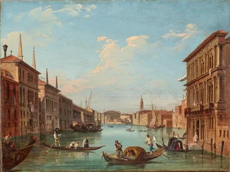 Giovanni Battista Cimaroli Grande Canal de Veneza