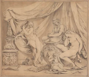Desenho para um Monumento à Memória de Michaelangelo