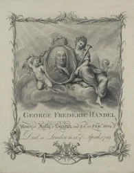 George Frideric Handel, gravado por Francesco Bartolozzi (1727-1815), c.1790