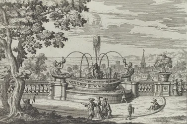 Fontana di Belvedere á Frascati ..., 1691 ou depois.