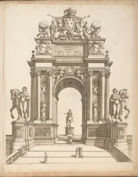 Arco triunfal em honra do Papa Clemente X