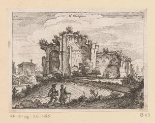 Ruïne in een landschap
O Medesino (título sobre o objecto)
Gezichten op Rome (título da série)
Alcune vedute et prospettive di luoghi dishabitati di Roma (título da série)