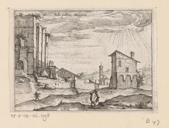 Ruïnes van Palazzo Maggiore te Rome en gebouwen in de buurt daarvan
Sallo pallazo Maggiore (título sobre o objecto)
Gezichten op Rome (título da série)
Alcune vedute et prospettive di luoghi dishabitati di Roma (título da série)