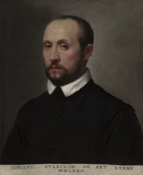Retrato de Vincenzo Guarignoni, c.1572 (óleo sobre tela)