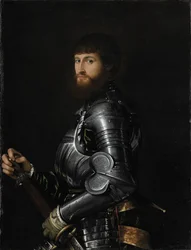 Retrato de um nobre em armadura, entre 1540 e 1560