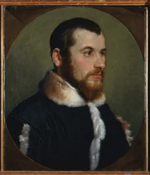 Retrato de um homem jovem, c.1560 (óleo sobre tela)