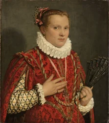 Retrato de uma jovem mulher