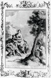 Armida e Rinaldo vistos pelos Cruzados Carlo e Ubaldo, canto XVI, Jerusalém entregues