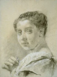 Retrato de uma jovem mulher