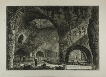 Outra vista interior da Villa de Mecenas, Tivoli, de Vistas de Roma