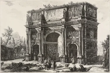 Vista do Arco de Constantino