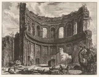 Restos do Templo dito para ser de Apolo em Hadrian