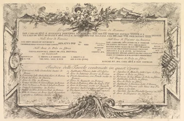 Inscrição inicial do lado do R ..., ca. 1748.
