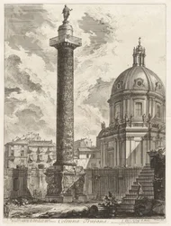 Coluna de Trajano, de Vedute di Roma (Vistas de Roma)