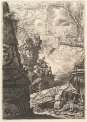 Frontispício: primeira parte de arquiteturas e perspectivas, Roma, ca. 1750