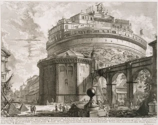 Mausoléu de Adriano, Castelo de Santo Ângelo, da série Vedute di Roma