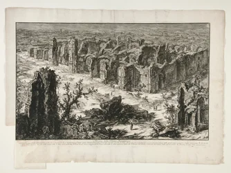Ruínas das Termas Antoninas [Termas de Caracalla], de Vistas de Roma