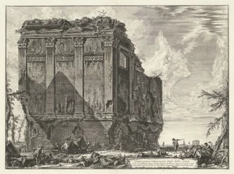 Tempel van Salus bij Roma
Tempio antico volgarmente detto della Salute su la Via d