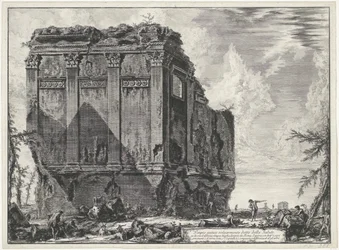 Tempel van Salus em Roma Antigo templo comumente conhecido como della Salute na Via d