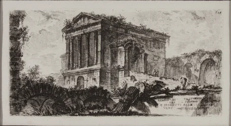 Templo de Clitumnus entre Fulgino e Spoleto