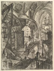 A Torre Redonda, da Carceri dinvenzione Imaginary Prisons, ca. 1749-50.