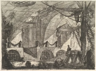 The Sawhorse, de Carceri dinvenzione Imaginary Prisons, ca. 1749-50.