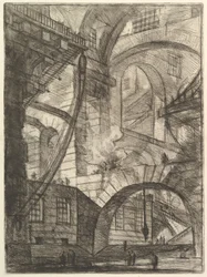 The Smoking Fire, de Carceri dinvenzione Imaginary Prisons, ca. 1749-50.