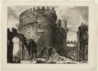 Túmulo de Cecília Metela, de Vistas de Roma