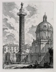 Coluna de Trajano (de: Vedute di Roma)