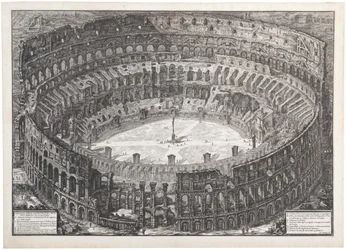 Vista do Anfiteatro Flaviano conhecido como Coliseu, 1776.