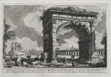 Vista do Arco de Gallieno