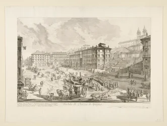 Vista da Piazza di Spagna, de Vistas de Roma