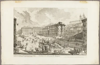 Vista da Piazza di Spagna, de Vistas de Roma