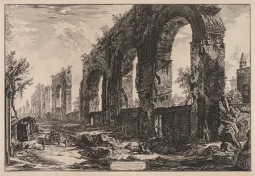 Vistas de Roma: O Aquaduto de Nero, 1775.