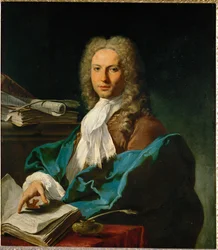 Retrato de um matemático (pintura sobre tela)