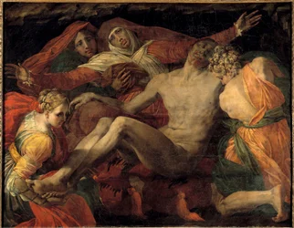 Pintura Pieta de Giambattista di Jacopo Rossi dit Rosso Fiorentino (1494-1540) 1530-1535 Sol 1,27x1,63 m