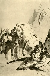 Alexander e Bucephalus, meados do século XVIII, 1928