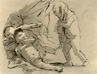 Cupido assustando outras crianças, c1757, 1928